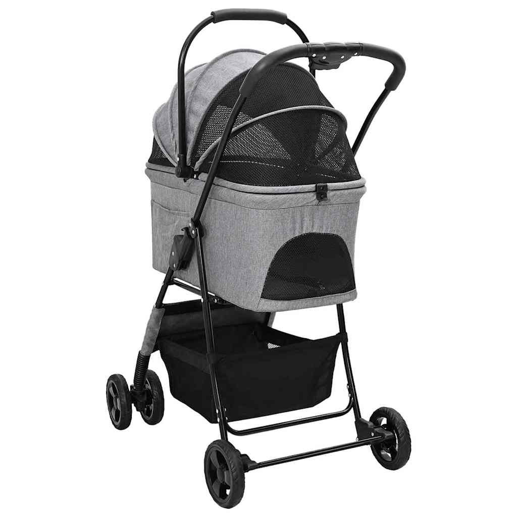 Pawly Pet Stroller — Foldable 3 or 4 Wheel Stroller for Cats & Small Dogs