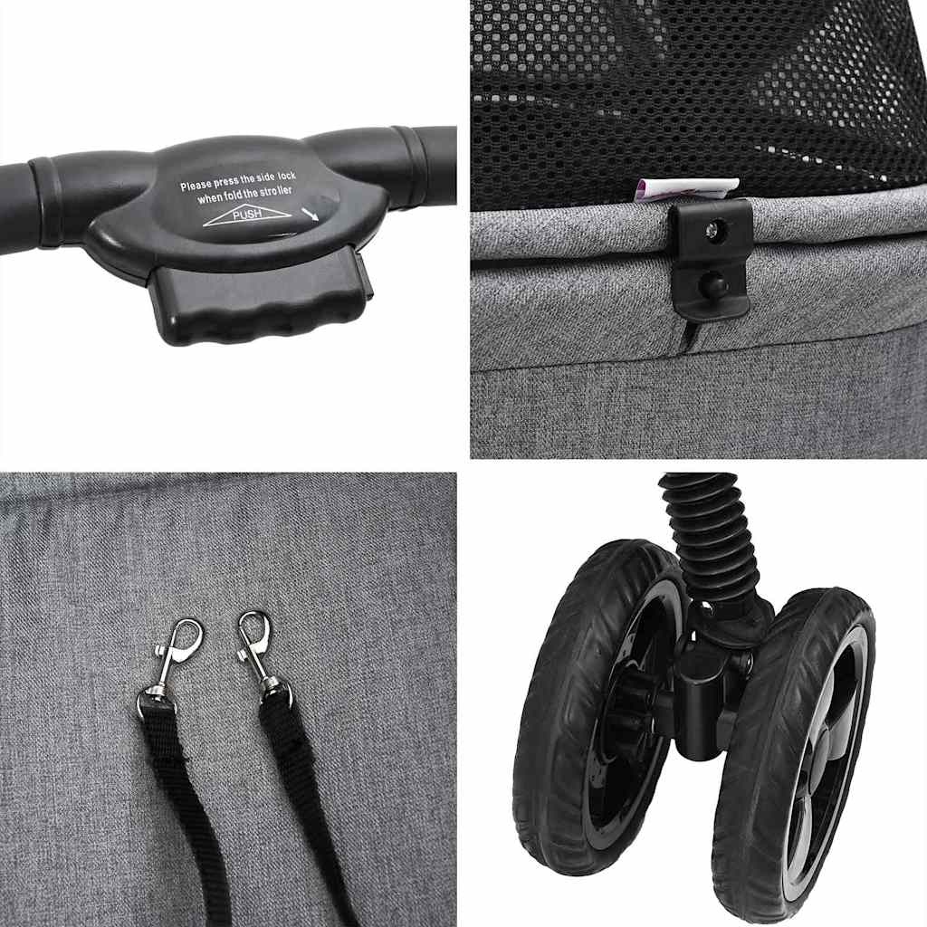 Pawly Pet Stroller — Foldable 3 or 4 Wheel Stroller for Cats & Small Dogs