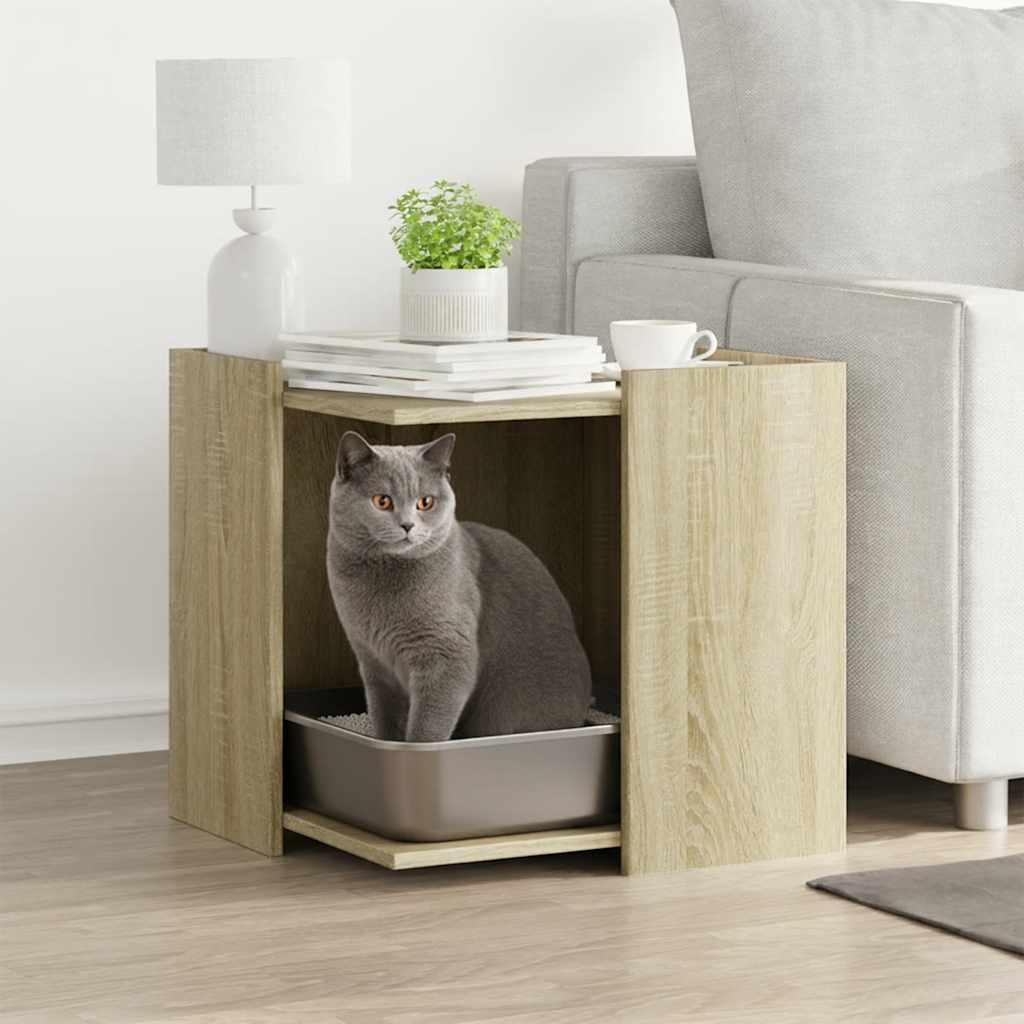 Pawly Designer Litter Box — Hidden Wooden Cat Litter Cabinet