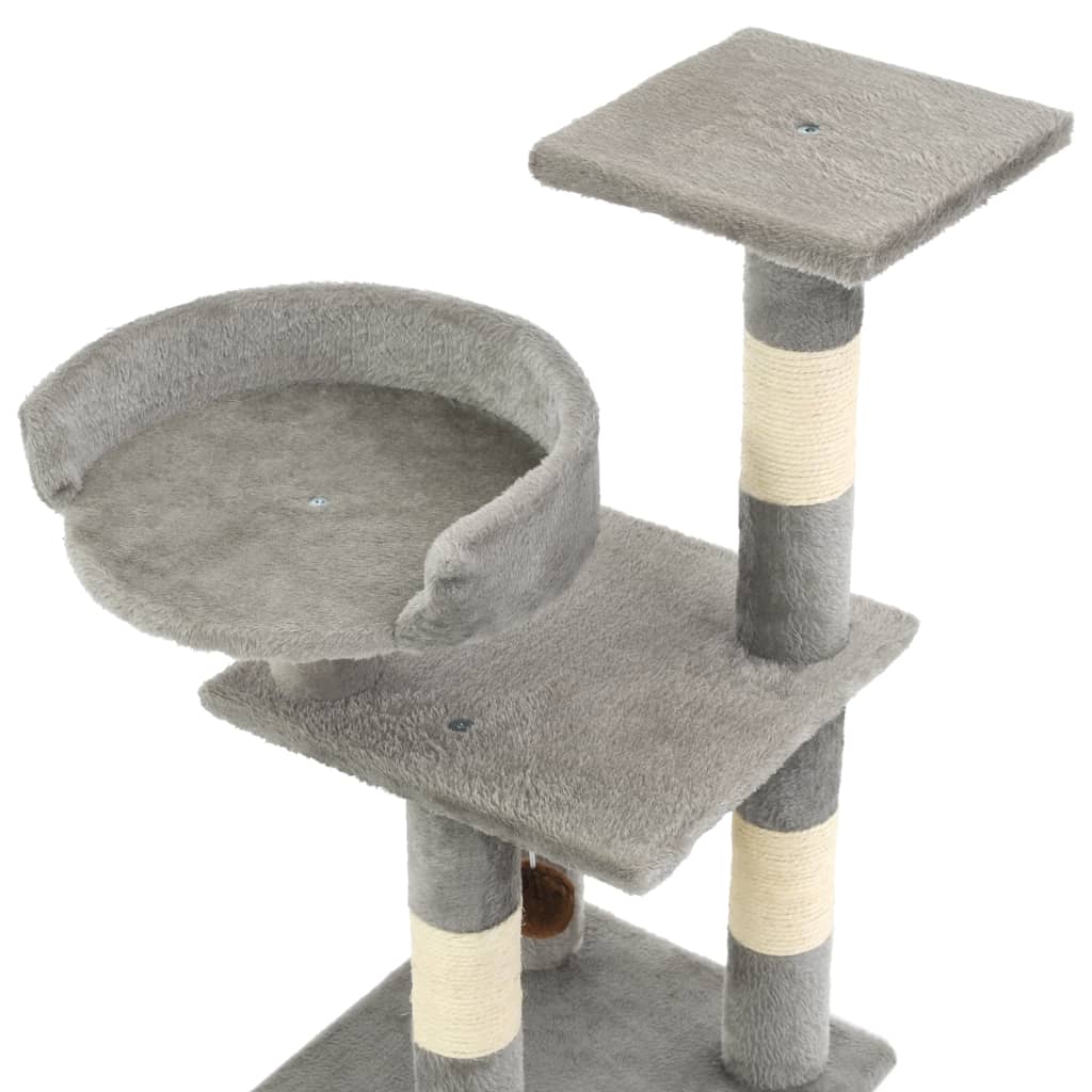 Pawly Cat Tree — Sisal Scratching Post with Platforms (65 cm)