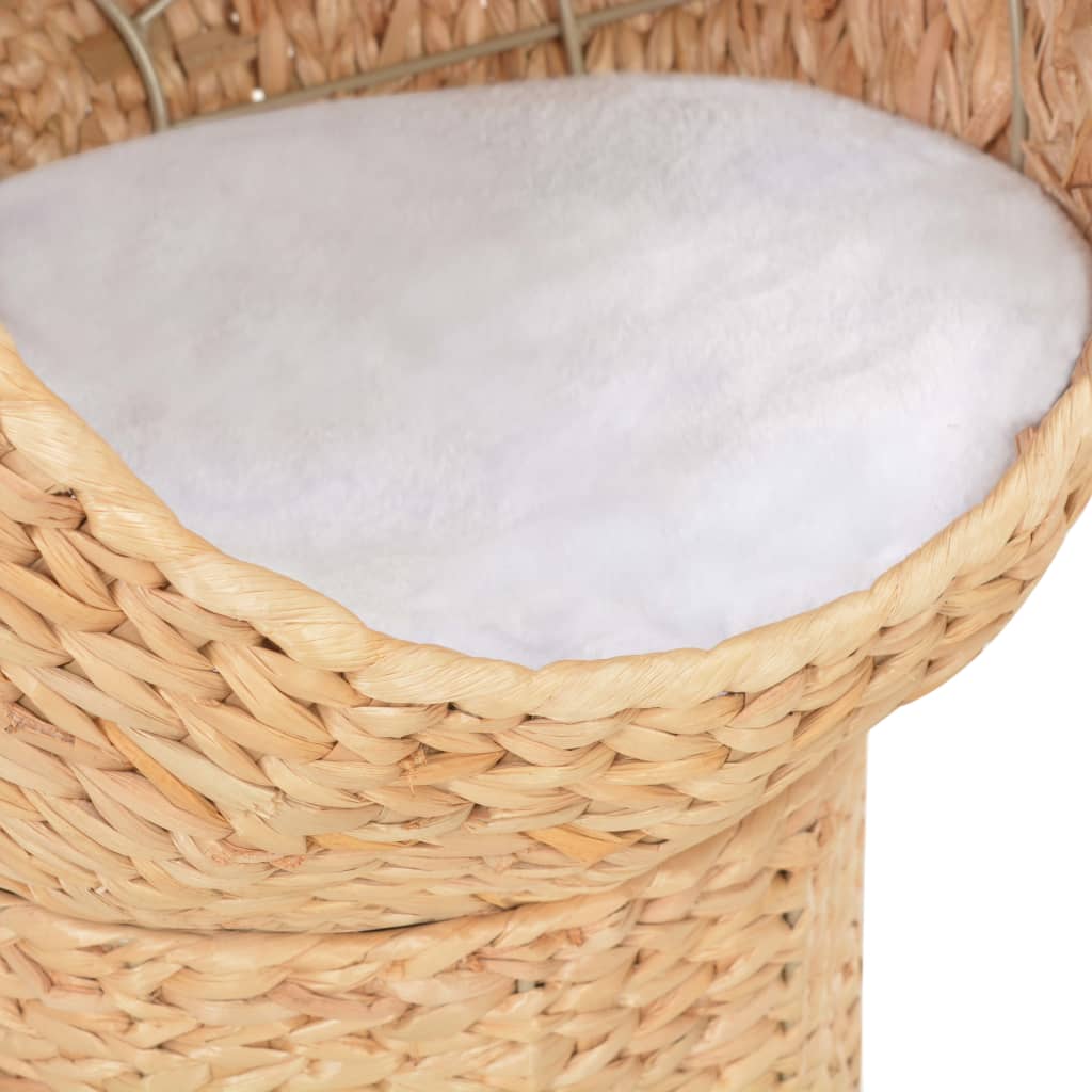 Pawly Cat Basket — Natural Seagrass Cave Bed