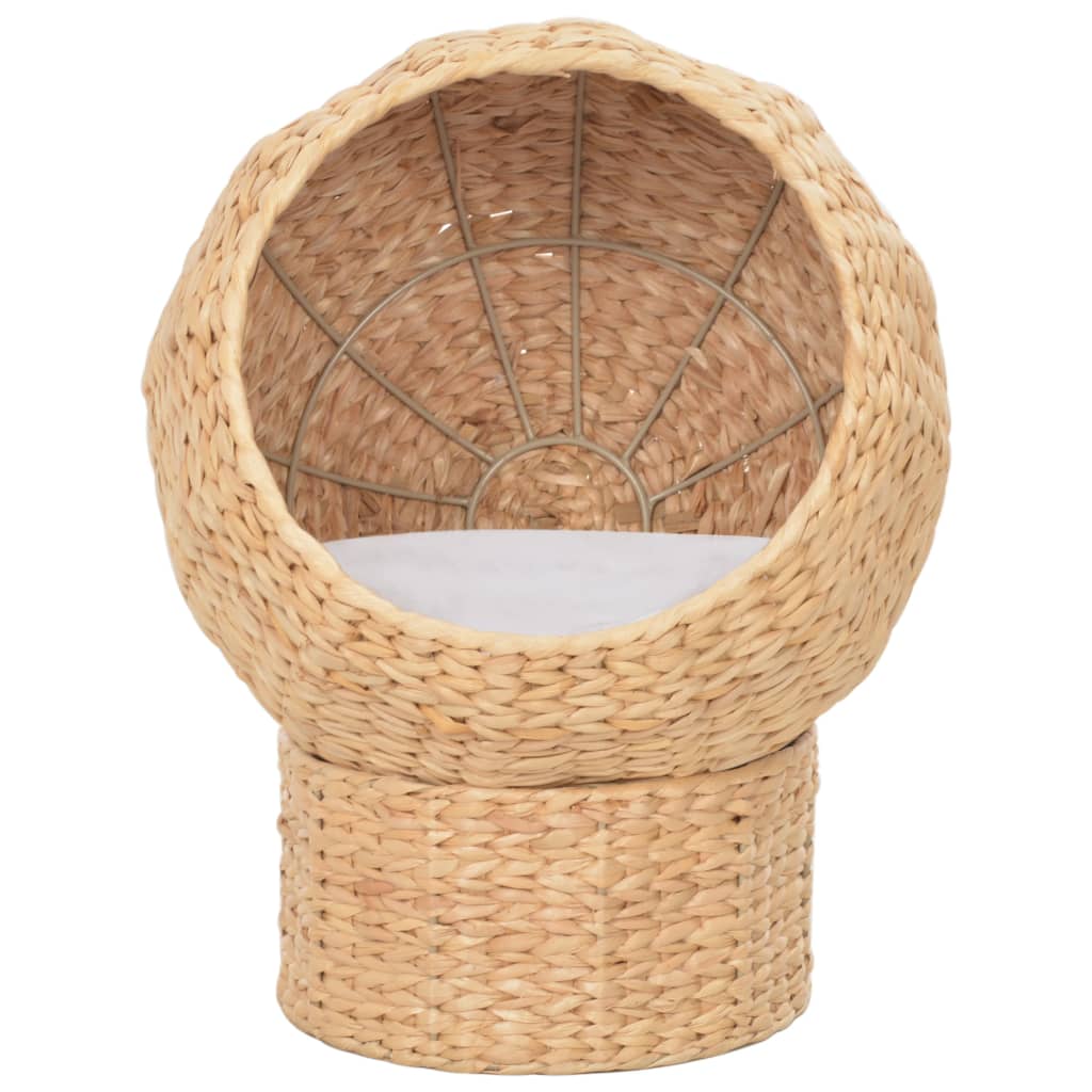 Pawly Cat Basket — Natural Seagrass Cave Bed