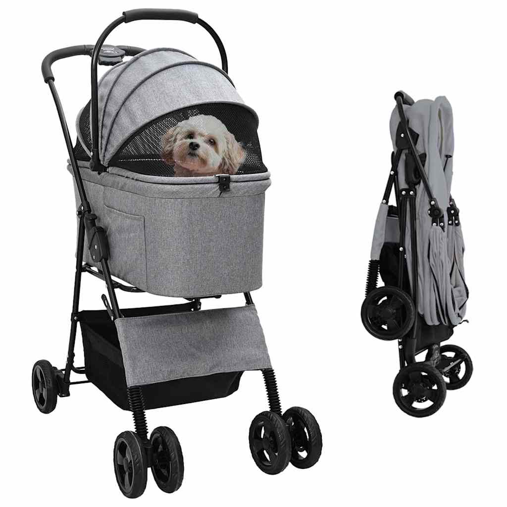 Pawly Pet Stroller — Foldable 3 or 4 Wheel Stroller for Cats & Small Dogs