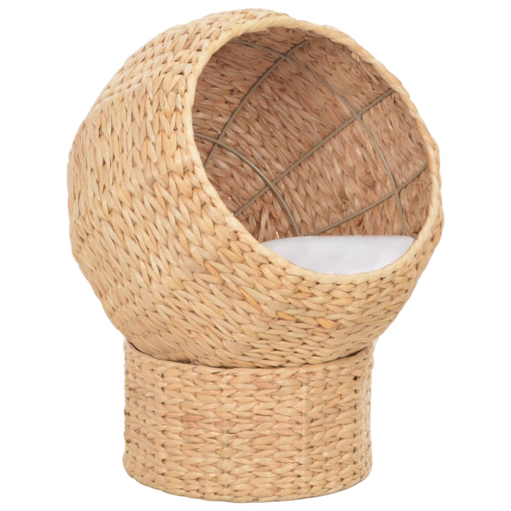 Pawly Cat Basket — Natural Seagrass Cave Bed