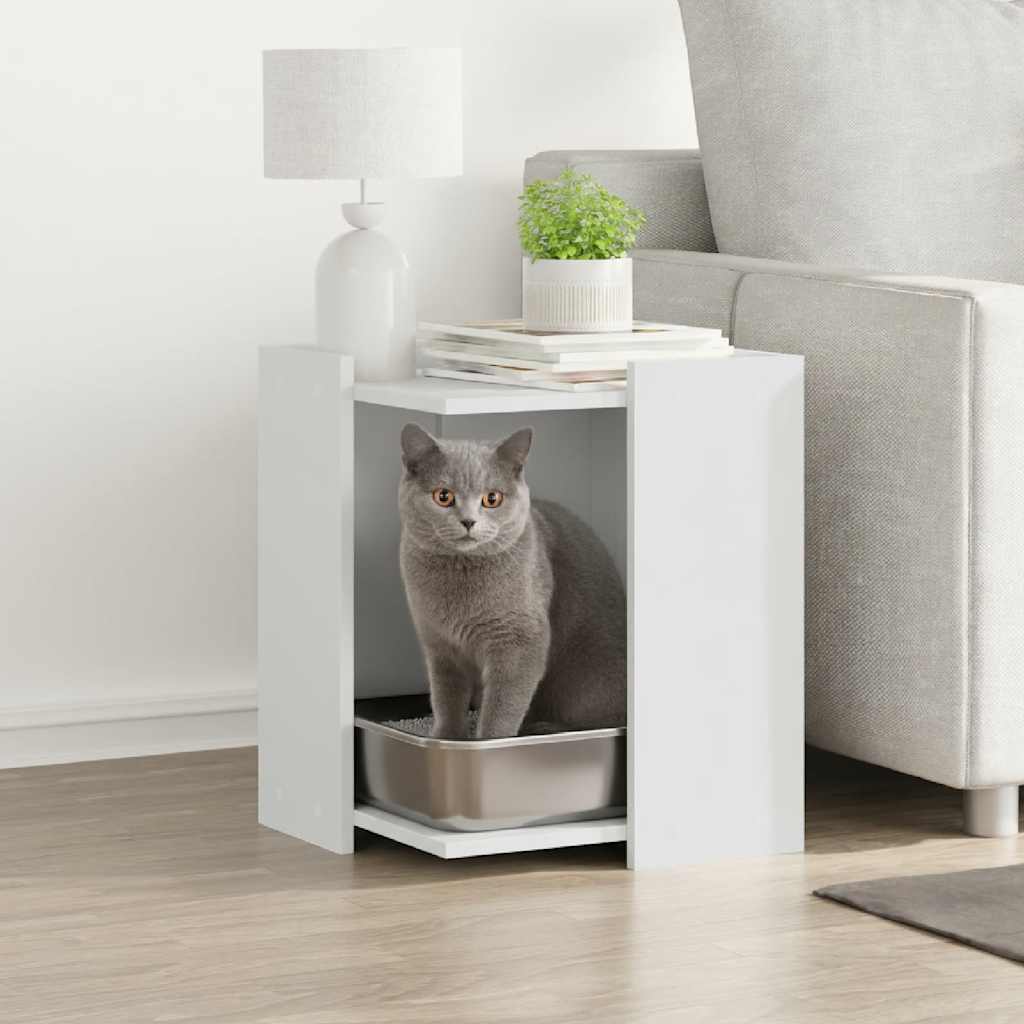 Pawly Designer Litter Box — Hidden Wooden Cat Litter Cabinet